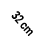 32 cm