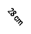 28 cm