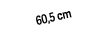 60,5 cm