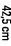 42,5 cm