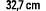 32,7 cm