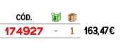 ﻿C D.,￼,￼,﻿PVO,﻿﻿﻿174927﻿,﻿ ﻿,﻿1﻿,﻿﻿163,47€﻿