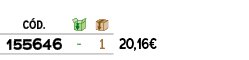 ﻿C D.,￼,￼,﻿PVO,﻿﻿﻿155646﻿,﻿ ﻿,﻿1﻿,﻿﻿20,16€﻿