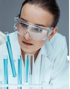 Scientist working in laboratory