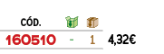 ﻿C D.,￼,￼,﻿PVO,﻿﻿﻿160510﻿,﻿ ﻿,﻿1﻿,﻿﻿4,32€﻿