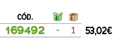 ﻿C D.,￼,￼,﻿PVO,﻿﻿﻿169492﻿,﻿ ﻿,﻿1﻿,﻿﻿53,02€﻿