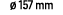  157 mm