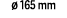  165 mm