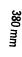 380 mm