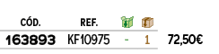 ﻿C D.,﻿REF.,￼,￼,﻿PVO,﻿﻿﻿163893﻿,﻿﻿KF10975﻿,﻿ ﻿,﻿1﻿,﻿﻿72,50€﻿