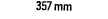 357 mm