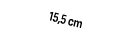 15,5 cm