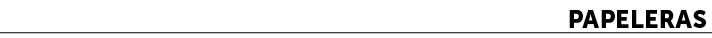 Papeleras﻿