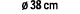  38 cm