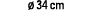  34 cm