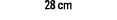 28 cm