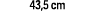 43,5 cm