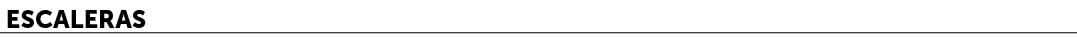 Escaleras﻿