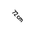 72 cm