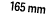 165 mm