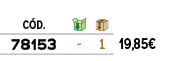 C D.,￼,￼,﻿,﻿78153﻿,﻿ ﻿,﻿1﻿,﻿﻿19,85€﻿