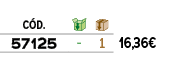 C D.,￼,￼,﻿,﻿57125﻿,﻿ ﻿,﻿1﻿,﻿﻿16,36€﻿