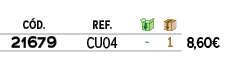 C D.,ref.,￼,￼,﻿,﻿21679﻿,﻿CU04﻿,﻿ ﻿,﻿1﻿,﻿﻿8,60€﻿