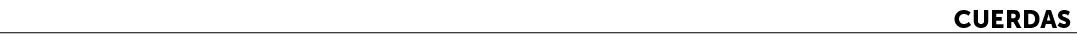 Cuerdas﻿