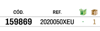 ﻿C D.,﻿REF.,￼,￼,﻿﻿159869﻿,﻿﻿2020050XEU﻿,﻿ ﻿,﻿1﻿
