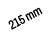 215 mm