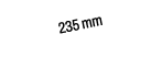 235 mm
