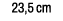 23,5 cm