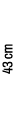 43 cm