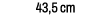 43,5 cm