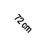 72 cm