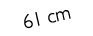61 cm