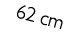 62 cm