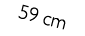 59 cm