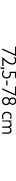 72,5 78 cm