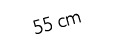55 cm