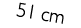 51 cm
