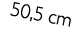 50,5 cm