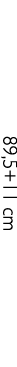 89,5+11 cm