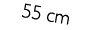 55 cm