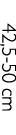 42,5 50 cm