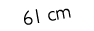 61 cm
