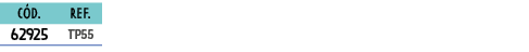 ﻿C D.,﻿REF.,﻿﻿﻿62925﻿,﻿﻿TP55﻿