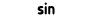 sin
