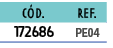 ﻿C D.,﻿REF.,﻿﻿172686﻿,﻿﻿PE04﻿